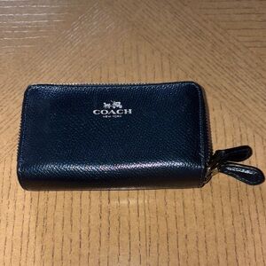 Coach Midnight Blue Leather Wallet